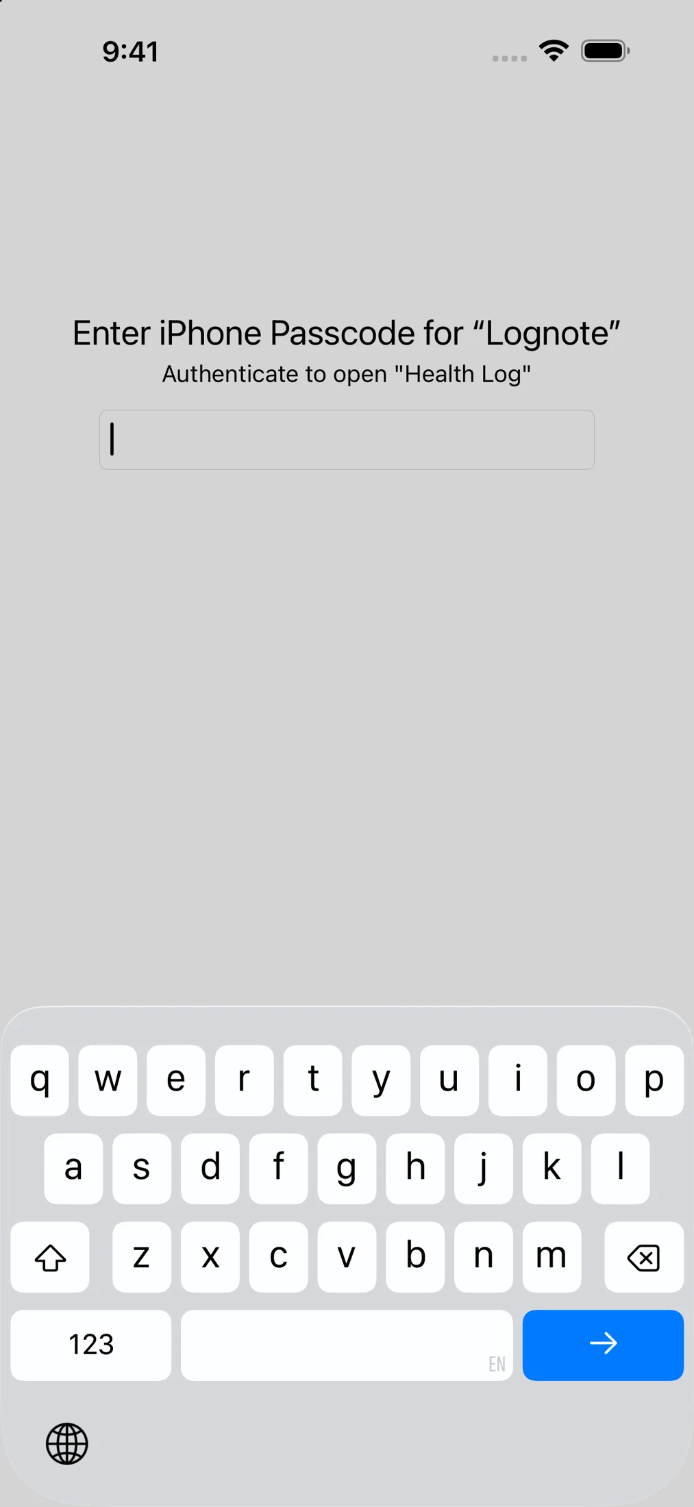 Native authentication in the simulator