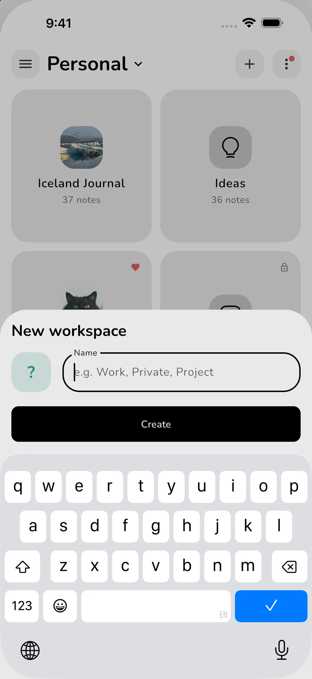 Workspaces anlegen und wechseln