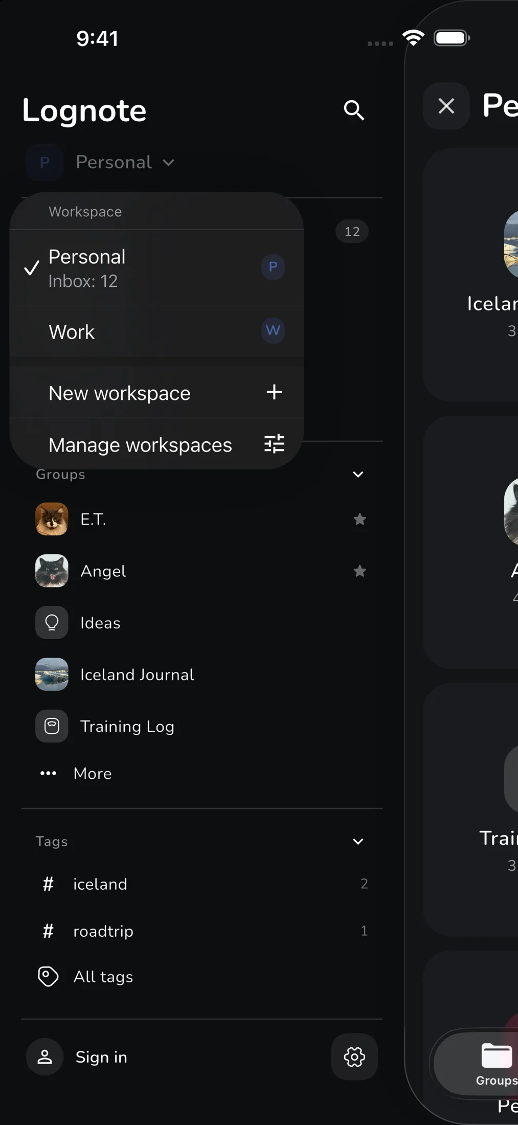 Workspaces for work and life